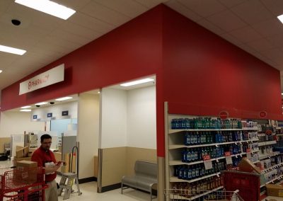 Huskers Painting Services Commercial Interior: CVS Pharmacy 1250 K Plaza Omaha, NE